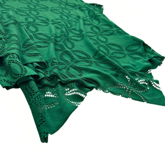 Westbound Short Sleeve Floral Green Lace Style Blouse Women’s Sz MP - Picture 8 of 10